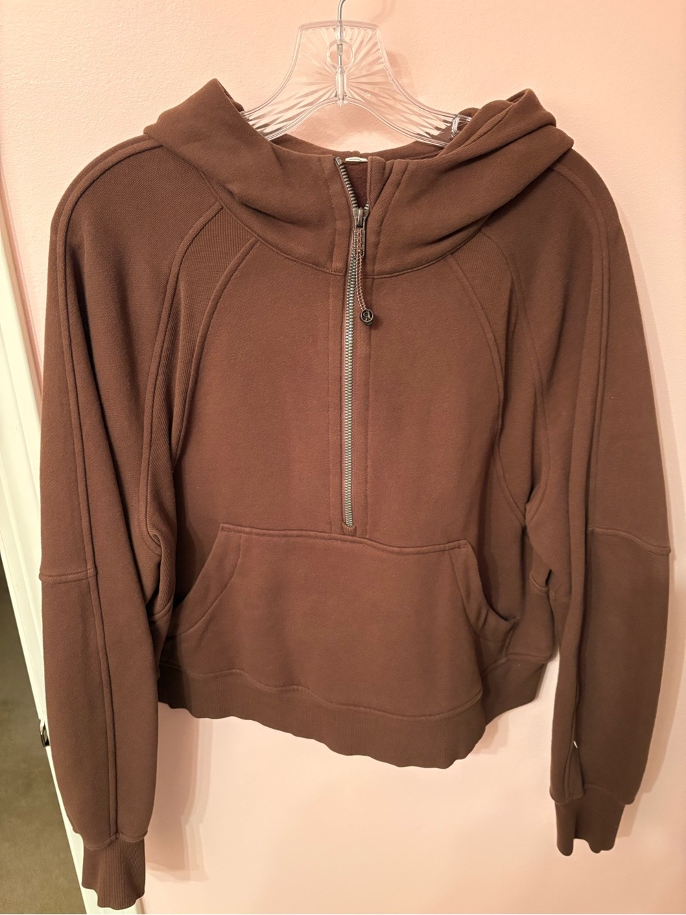Lululemon Scuba Oversized Half-Zip Hoodie - Brown
